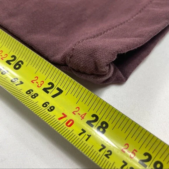Zanerobe Joggers Sweatpants Burgundy Pants Size 36 - Picture 9 of 9